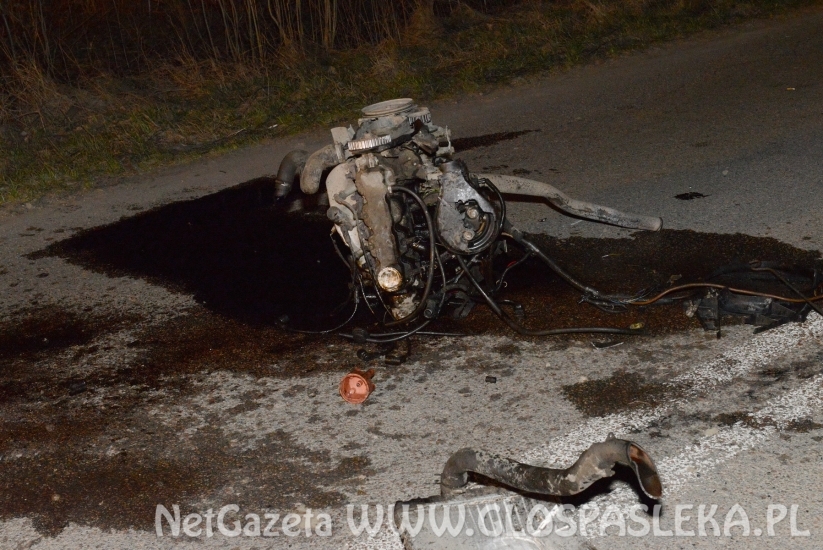 Śmiertelny wypadek za Rogajnami (07.04.2018r.)