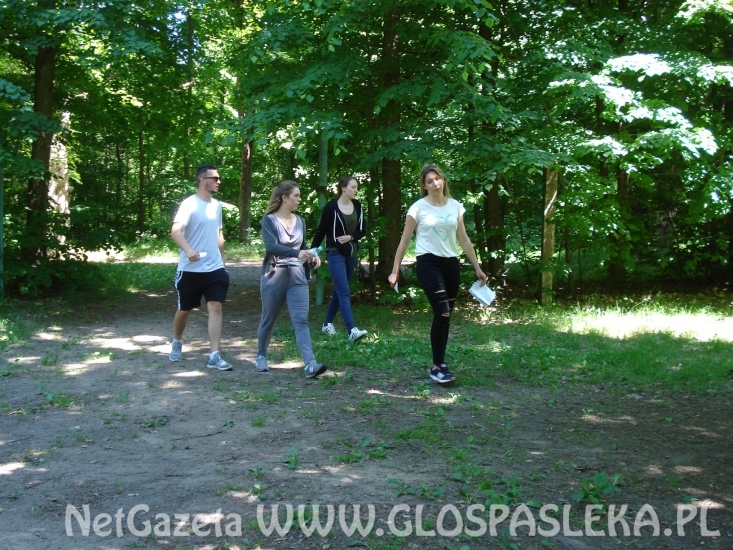 Klasa mundurowa z ZSEiT na obozie wojskowym