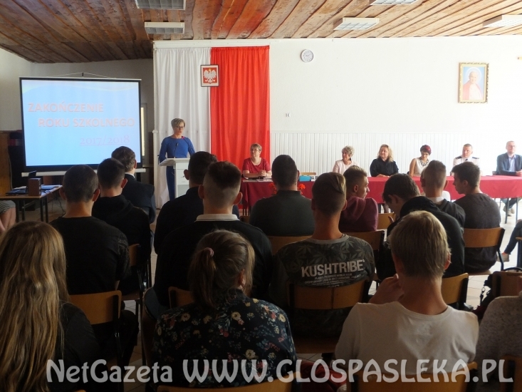 Zakończenie roku w Zespole Szkół Zawodowych