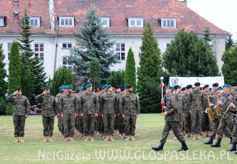 Powitanie żołnierzy z udziałem ZSEiT