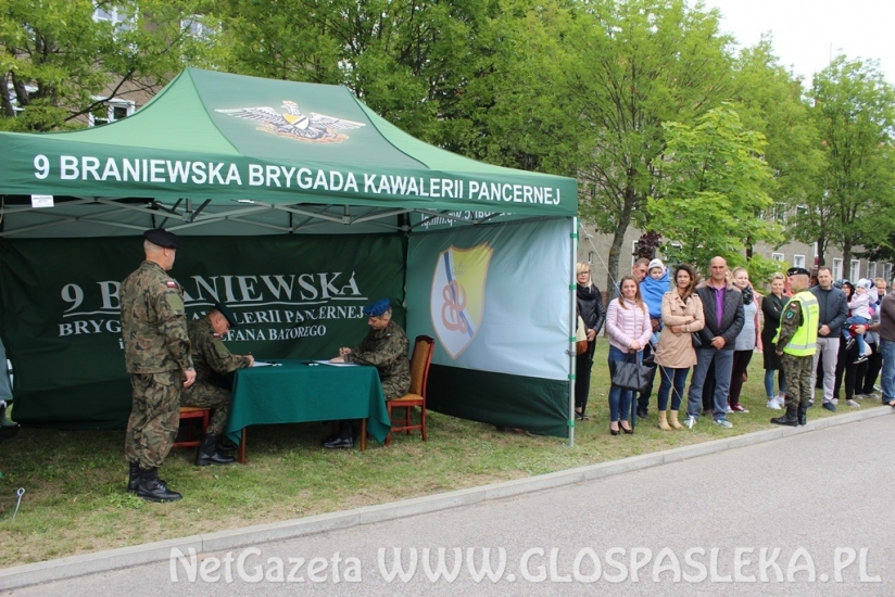 Powitanie żołnierzy z udziałem ZSEiT