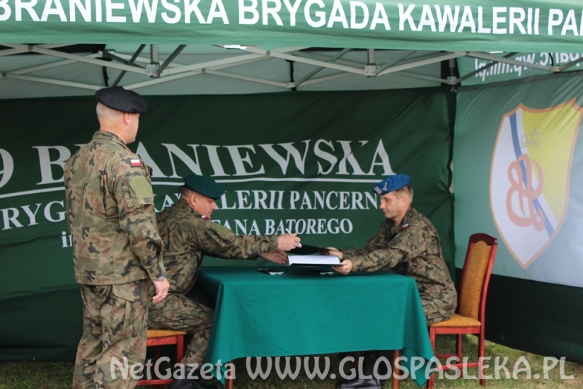 Powitanie żołnierzy z udziałem ZSEiT