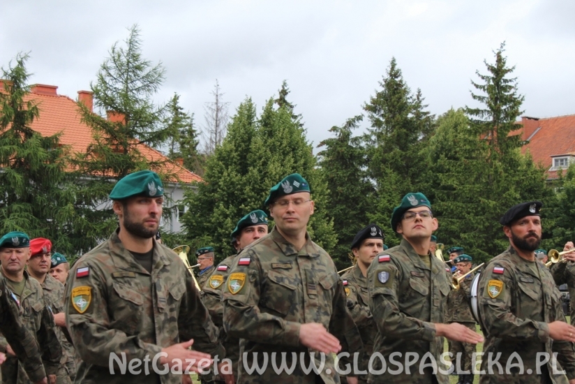 Powitanie żołnierzy z udziałem ZSEiT