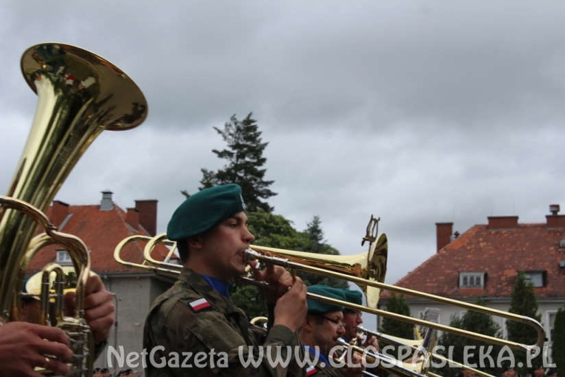 Powitanie żołnierzy z udziałem ZSEiT