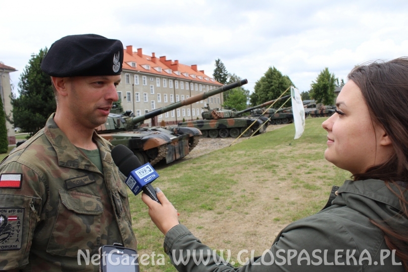 Powitanie żołnierzy z udziałem ZSEiT