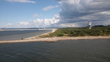 Uczniowie ZSEiT w Pasłęku na promach