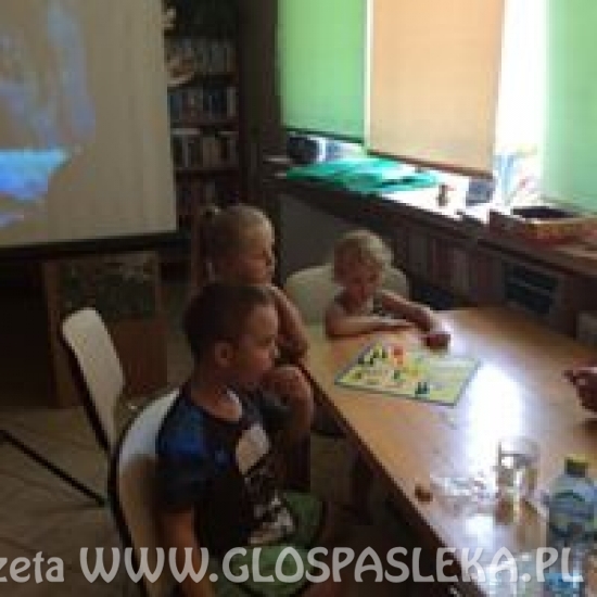 zajęcia w bibliotece w Godkowie