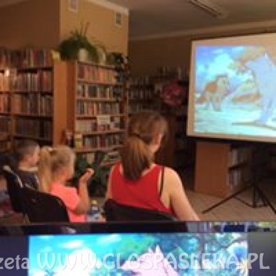 zajęcia w bibliotece w Godkowie