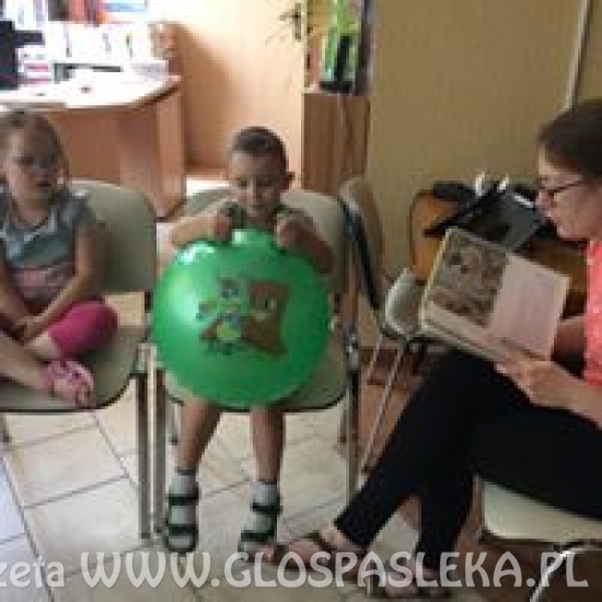 zajęcia w bibliotece w Godkowie