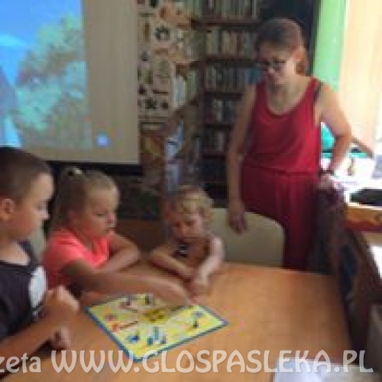 zajęcia w bibliotece w Godkowie