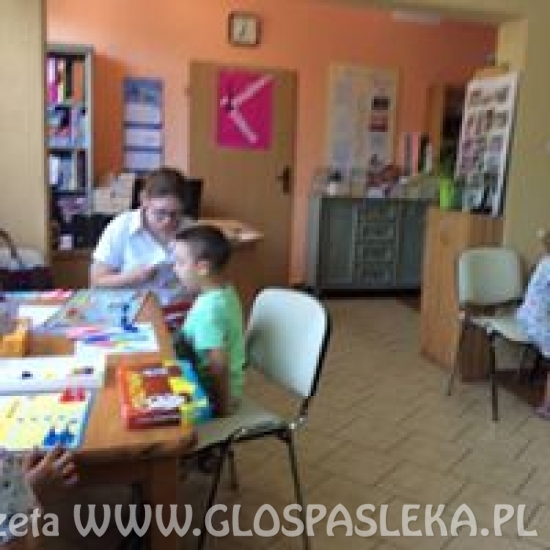 zajęcia w bibliotece w Godkowie