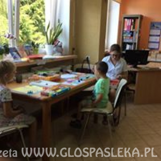 zajęcia w bibliotece w Godkowie