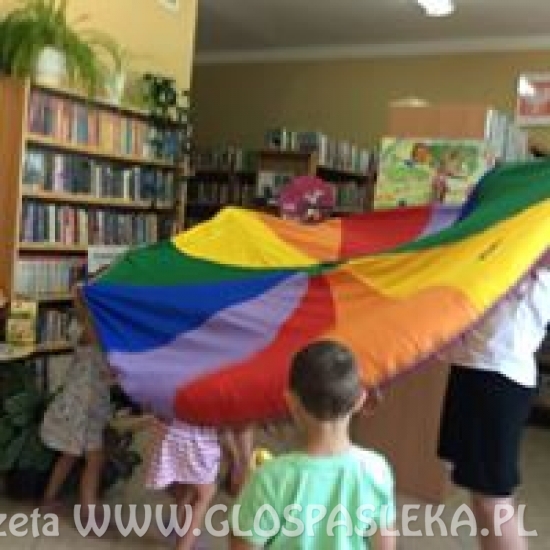 zajęcia w bibliotece w Godkowie