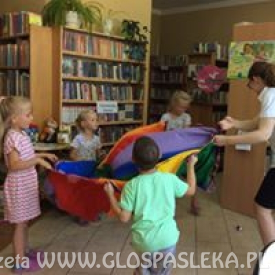 zajęcia w bibliotece w Godkowie