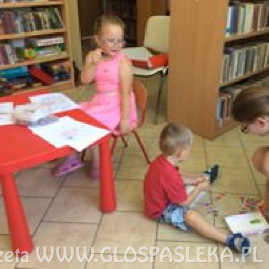 zajęcia w bibliotece w Godkowie