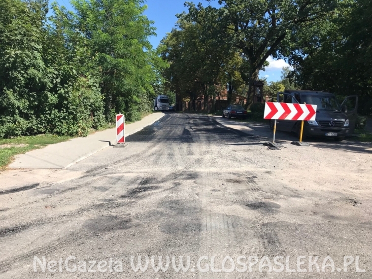 Nowy asfalt w Rzecznej