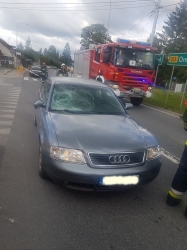 potrącenie pieszego Godkowo