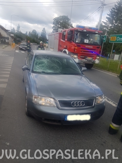 potrącenie pieszego Godkowo