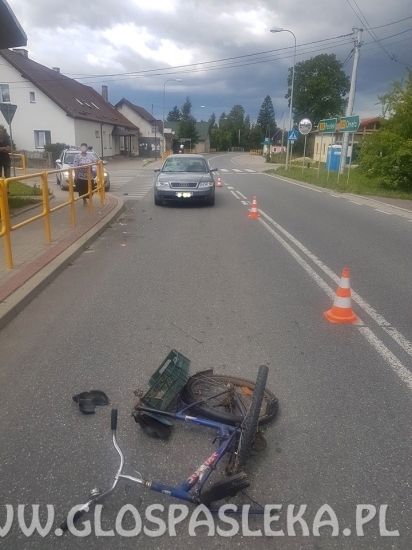 potrącenie pieszego Godkowo