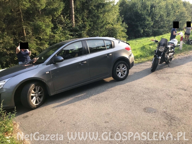 Kolizja Hondy i Chevroleta