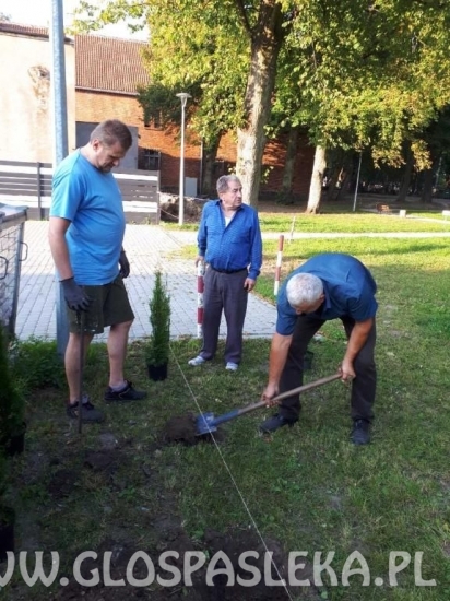 Mieszkańcy dbają o park