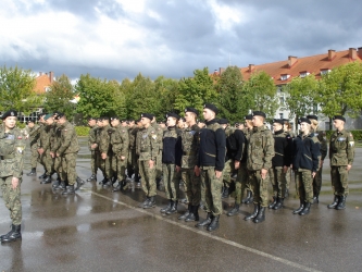Obóz szkoleniowy uczniów  ZSEiT w strugach deszczu