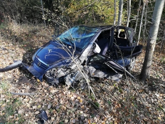 Wypadek Borzynowo - Marianka 18.10.2018r.