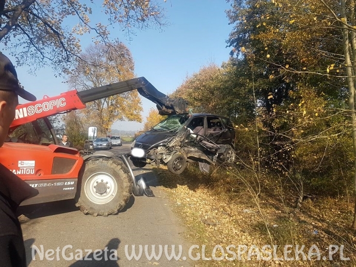 Wypadek Borzynowo - Marianka 18.10.2018r.