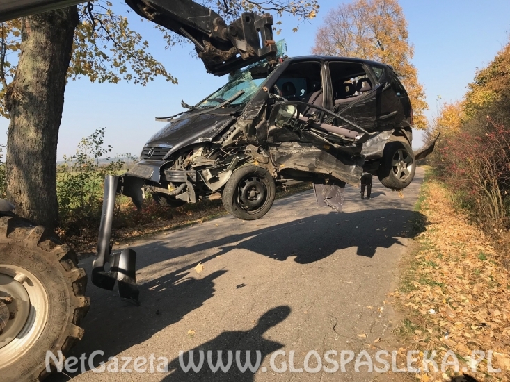 Wypadek Borzynowo - Marianka 18.10.2018r.