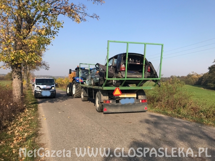 Wypadek Borzynowo - Marianka 18.10.2018r.