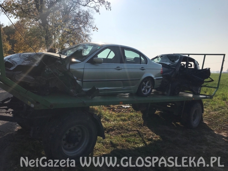 Wypadek Borzynowo - Marianka 18.10.2018r.