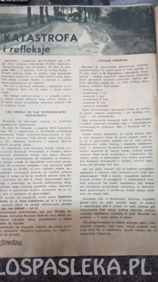 Rocznica tragicznego wypadku