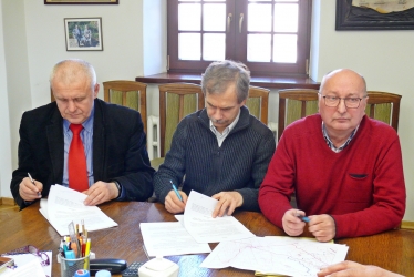 podpisanie umowy Pasłęk Gryżyna