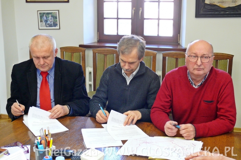 podpisanie umowy Pasłęk Gryżyna