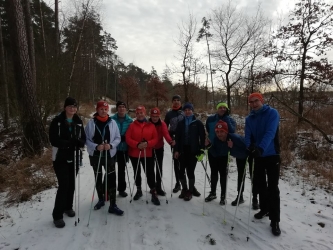 Rajd zimowy nordic walking