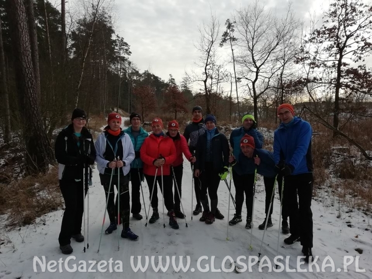 Rajd zimowy nordic walking
