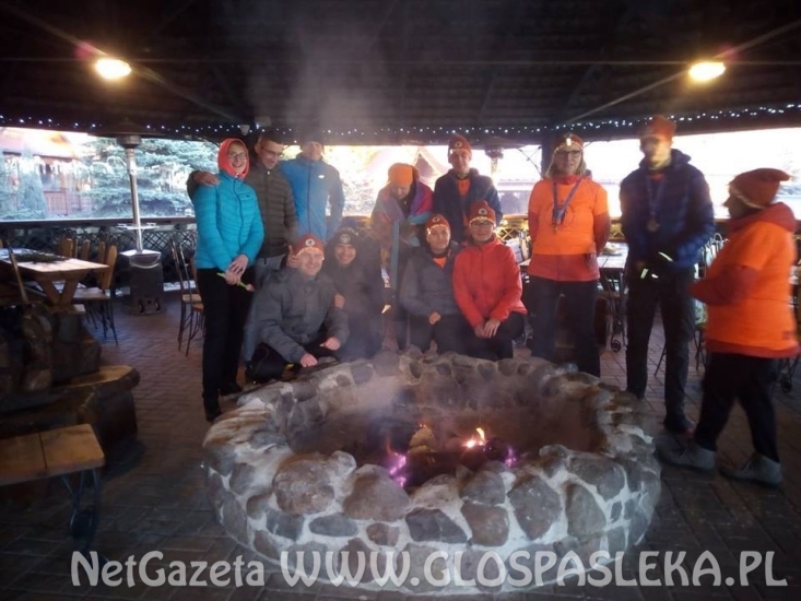 Rajd zimowy nordic walking