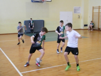Turniej piłki halowej w SP nr 1