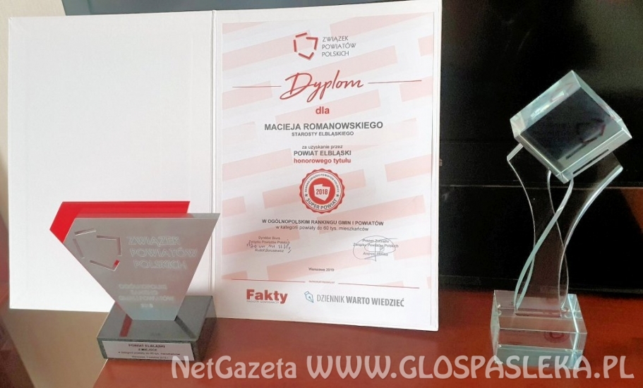 Powiat elbląski nagrodzony