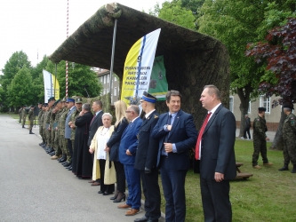 ZSEiT na pożegnaniu Polskiego Kontyngentu Wojskowego Łotwa