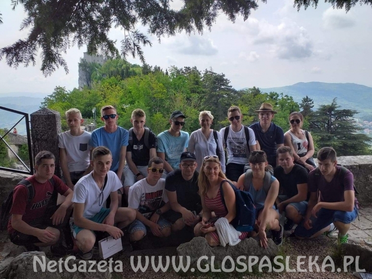 Powrót uczniów ZSEiT z Rimini