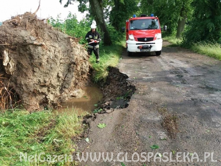 Efekty potężnej burzy