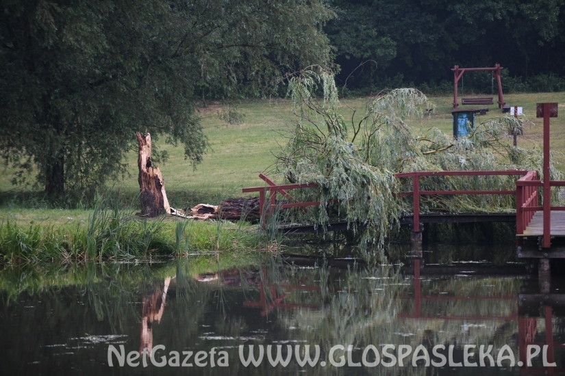 Efekty potężnej burzy