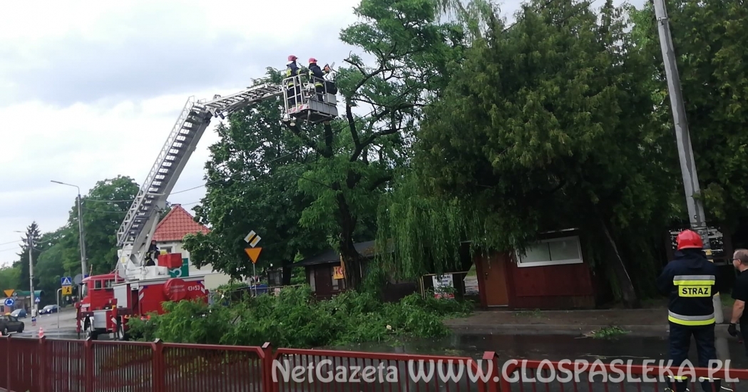 Efekty potężnej burzy