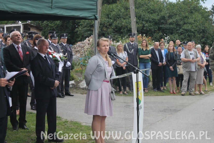 Marlena Sobańska odsłoniła tablicę