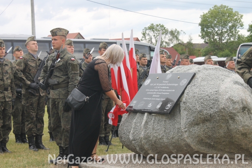 Marlena Sobańska odsłoniła tablicę