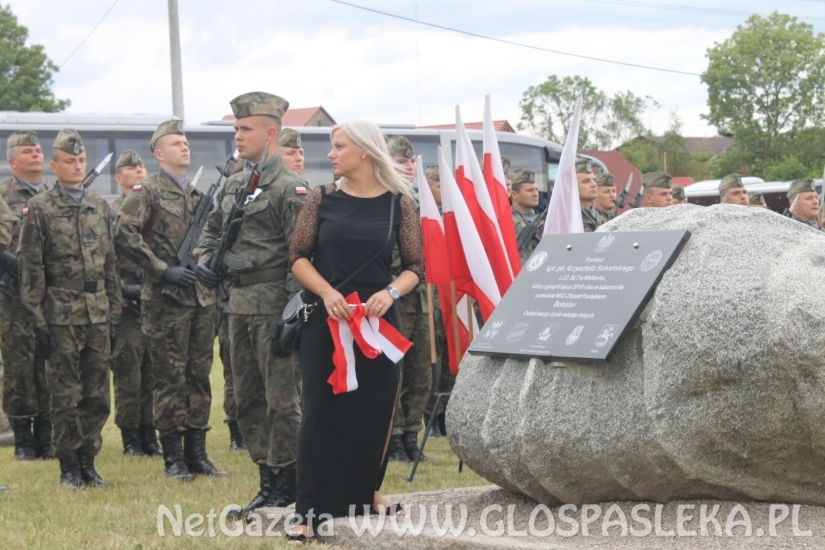 Marlena Sobańska odsłoniła tablicę