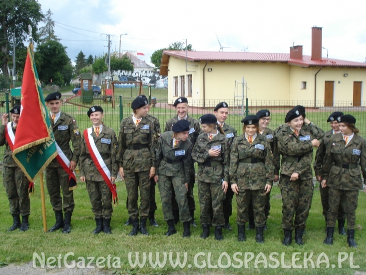 Odsłonięcie tablicy pamiątkowej w Krasinie
