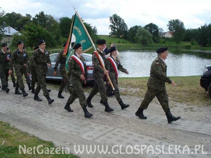 Odsłonięcie tablicy pamiątkowej w Krasinie
