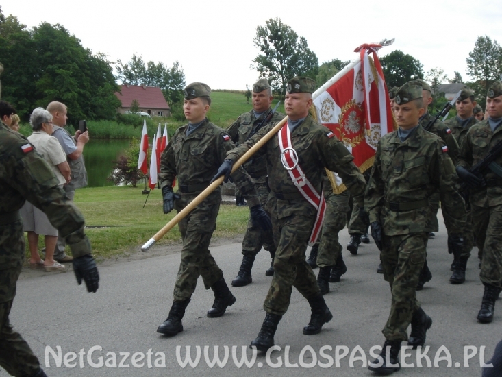 Odsłonięcie tablicy pamiątkowej w Krasinie